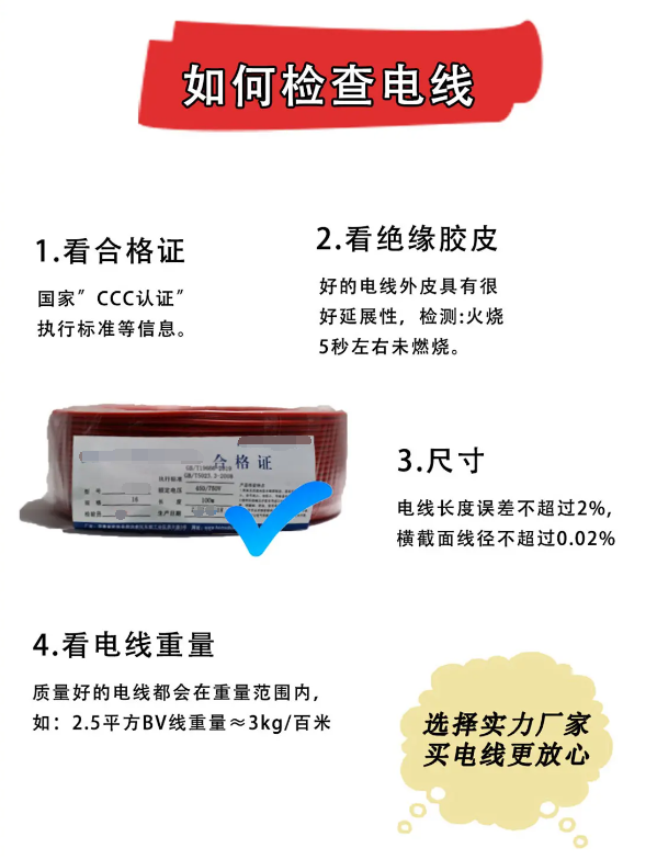 家裝電線如何挑選？